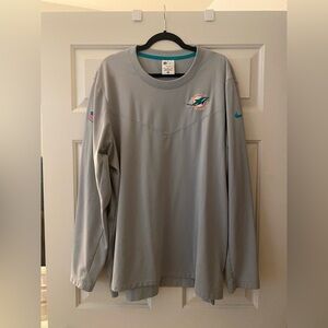 Miami Dolphins Gray Pullover